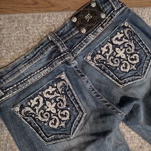 Miss Me boot cut embellished jeans